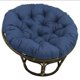 thumbnail image 3 of Silla International Caravan Bali Rattan Papasan de 42 cm con cojín, 3 of 5