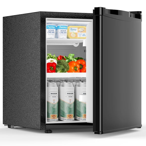 Refrigerador compacto COWSAR de 1.6 pies cúbicos con congelador y 7 ajustes de temperatura