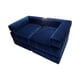 thumbnail image 3 of Sofa Cama Arkos Dos Cuerpos En Felpa Azul Marino, 3 of 3