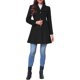 thumbnail image 2 of INSPIRE CHIC Abrigo Elegante de Mujer con Botonadura Simple, Manga Larga, Abrigo de Invierno Cálido, Solapa, Línea A, Abrigo de Trabajo para Oficina, Talla L, Negro, 2 of 6