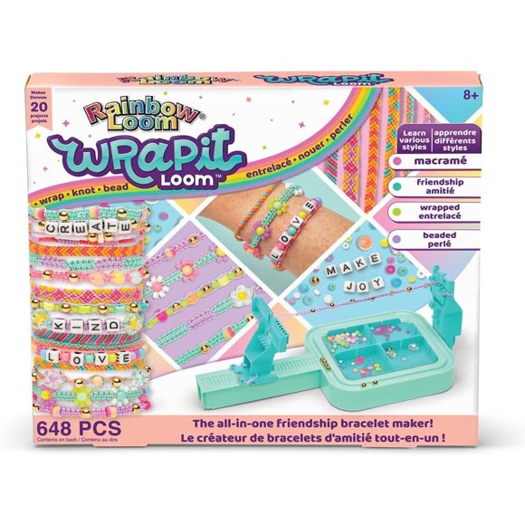 Kit para Pulseras Rainbow Loom Wrapit Loom 600 Cuentas
