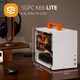 thumbnail image 2 of Gabinete para PC Gamer SGPC K66 Lite Compacto Mini-ITX con Cooler de CPU de 135mm, 2 of 4