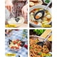 thumbnail image 3 of Juego de 2 cucharas de cocina grandes de silicona, cuchara para untar sólida antiadherente, utensilios de cocina resistentes al calor para mezclar, servir, escurrir y revolver., 3 of 5
