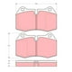 thumbnail image 1 of Pastillas Freno Para Auto Fdb998, 1 of 2