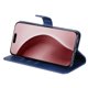 thumbnail image 4 of Funda tipo cartera para iPhone 16 Pro Max con bolsillo con cremallera y ranuras para tarjetas – Función de soporte Azul, 4 of 6