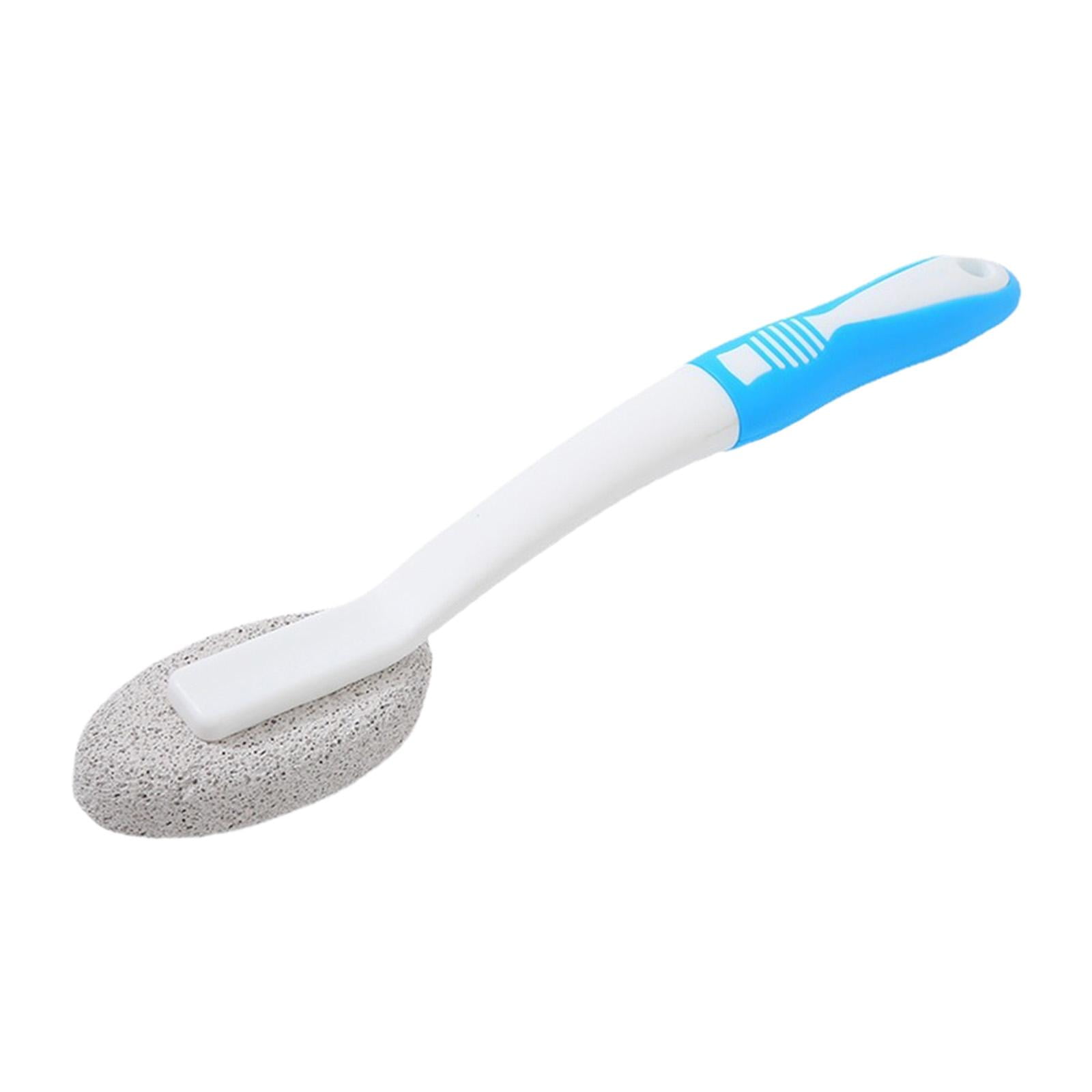 Magideal - Cepillo De Limpieza De Piedra Pómez, Limpiador De Inodoro Con Mango, Cepillo De Baño De Limpieza Profunda Para Quitar Lechada, Anillo De Inodoro, Baño