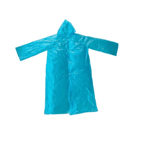 Genérico - Capa Para Lluvia Poncho Impermeable Adulto, Color Azul
