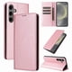 thumbnail image 5 of Funda Cartera para Samsung Galaxy S24 con Ranuras Tarjetas y Soporte - Protección Completa Oro rosa, 5 of 5