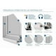 thumbnail image 4 of Ventana Termopanel Pvc Guillotina Blanca 50x60cm Dvp, 4 of 5