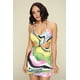 thumbnail image 1 of Vestido Multicolor con Corte Frontal., 1 of 5