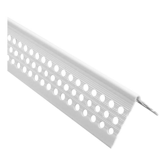 Esquinero Yeso Cartón Perforado 30x30mm 2,4mts Blanco Dvp