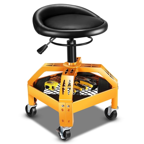 Taburete DNA MOTORING TOOLS-00599 de altura ajustable, capacidad de 150 kg