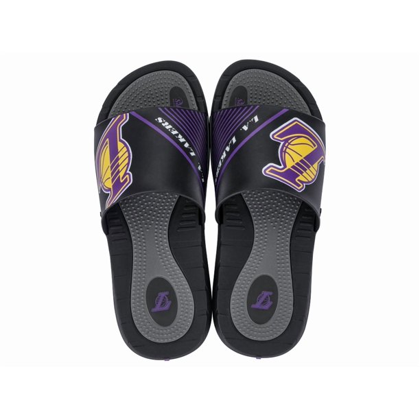 Sandalia Hombre Negro/Morado Lakers Rush NBA Rider