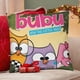 thumbnail image 4 of Bubu y los Pequeños Búhos Fundas de almohada de terciopelo con tema, regalos de funda de almohada, decoración para el hogar, cojín de lanzar, regalo de cumpleaños para fans y parejas.66*66cm., 4 of 6