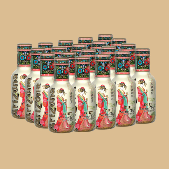 Pack 12 unidades Té Verde Zero Ginseng Pet 500 ml