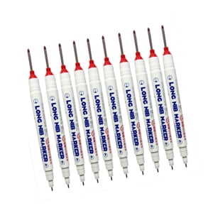 Bothyi - 10 Marcadores De Alcance Profundo De 20 Mm/0,79 Pulgadas Para Decoración De Ferretería Y Carpintería, Color Rojo