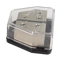 Magideal - Bloque De Distribución De Energía Cableado Razonable Distribución De Amperios Bloque De Conexión Distribuidor De 2 Entradas Y 4 Salidas Para Vehículos