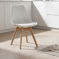 Venhoouse - Silla Para Comedor Tulip Blanca
