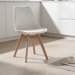 Venhoouse - Silla Para Comedor Tulip Blanca