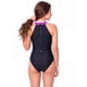 thumbnail image 2 of Traje de baño enterito deportivo con cierre color est morado Talla S, 2 of 3