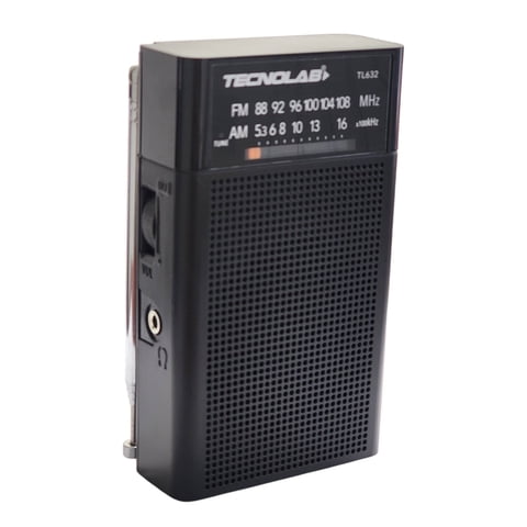 Radio Portátil De Bolsillo Banda Am/Fm Tecnolab Tl632