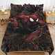 thumbnail image 2 of Comics Spider-Man 3 Piece Sets Full/Queen Size - Reversible Microfiber Quilts with 2 Shams Soft Lightweight Bedspread Coverlet Comforter for All Season Bed Sheets, 2 of 5
