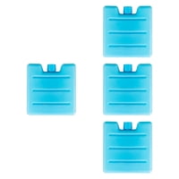 Magideal - 4 Bloques De Hielo, Bolsas De Hielo, Bolsas De Almuerzo, Accesorios, Bloques De Congelador, Paquete Frío Para Senderismo, Barbacoa, Viajes, Playa, Pes 100 Ml