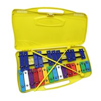 Allegro - Metalófono 25 Tonos Amarillo Aluminio All25S + Baqueta Adicional