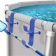 thumbnail image 2 of 4 Pcs Blue Pool Side Leaf Skimmer Net Holder Plastic Pool Side Pole Hanger Telescopic Pole Hooks Brush Hanger Herramientas Para Piscinas Por Encima Del Suelo, 2 of 3