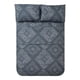 thumbnail image 1 of Sábanas Estampadas 2 Plazas Geometric Matiz Gris, 1 of 2