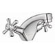 thumbnail image 1 of Monoblock Llave Grifo Lavatorio Mossini Cruz Marca Stretto Cromo Cromado, 1 of 5