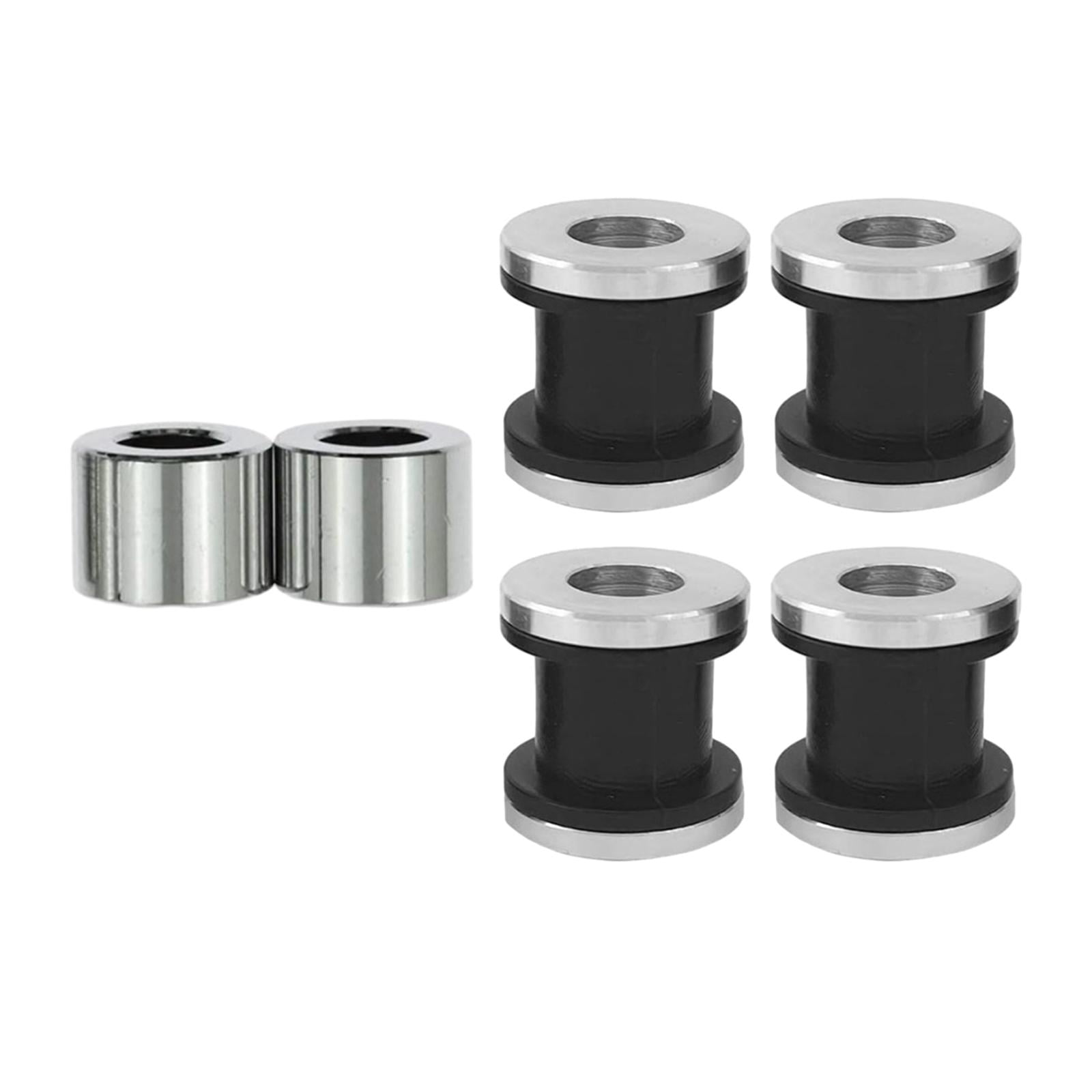 Magideal - 4 Uds. Estante De Barra Sissy De Liberación Rápida Portaequipajes De Aleación De Aluminio De Accesorios De Acoplamiento De Barra Sissy De Alto Ren