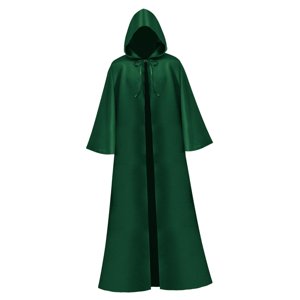 Bothyi - Capa De Halloween Capa De Bruja Capa Larga Con Capucha Para Club Performance Punk Party