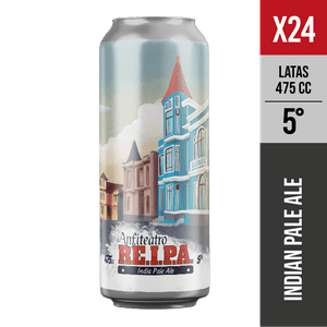 Anfiteatro - Pack X24 Re.I.P.A., 5° (Indian Pale Ale) - Cerveza Artesanal Valparaiso - 475 Ml