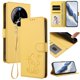 thumbnail image 2 of Xiaomi 17 Ultra Funda Billetera con Estampado de Gato, Amarillo, 2 of 6