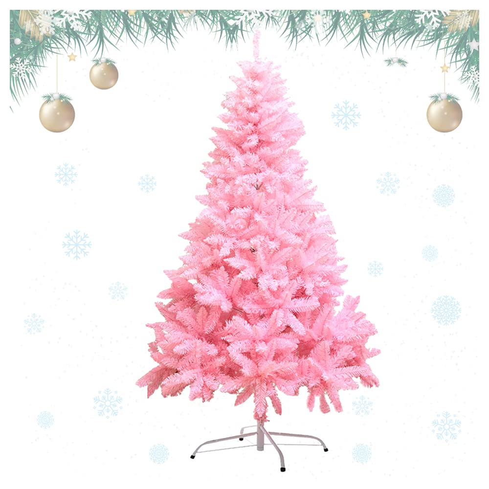 Árbol De Navidad Dream Loom De 4 Pies, Rosa, Con Puntas De 300 Ramas