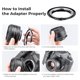thumbnail image 4 of Adaptador de montura de objetivo K&F Concept para Nikon F/AF AI AI-S a Canon EOS EF EF-S, 4 of 8