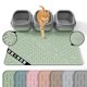 thumbnail image 1 of Alfombra para arena de gato OHMO 95x64 cm Verde Salvia de silicona, 1 of 9
