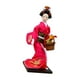thumbnail image 1 of Kimono Japonés De 11 Pulgadas Geisha Doll Office Bar Adorno Artesanal Rose Red, 1 of 3