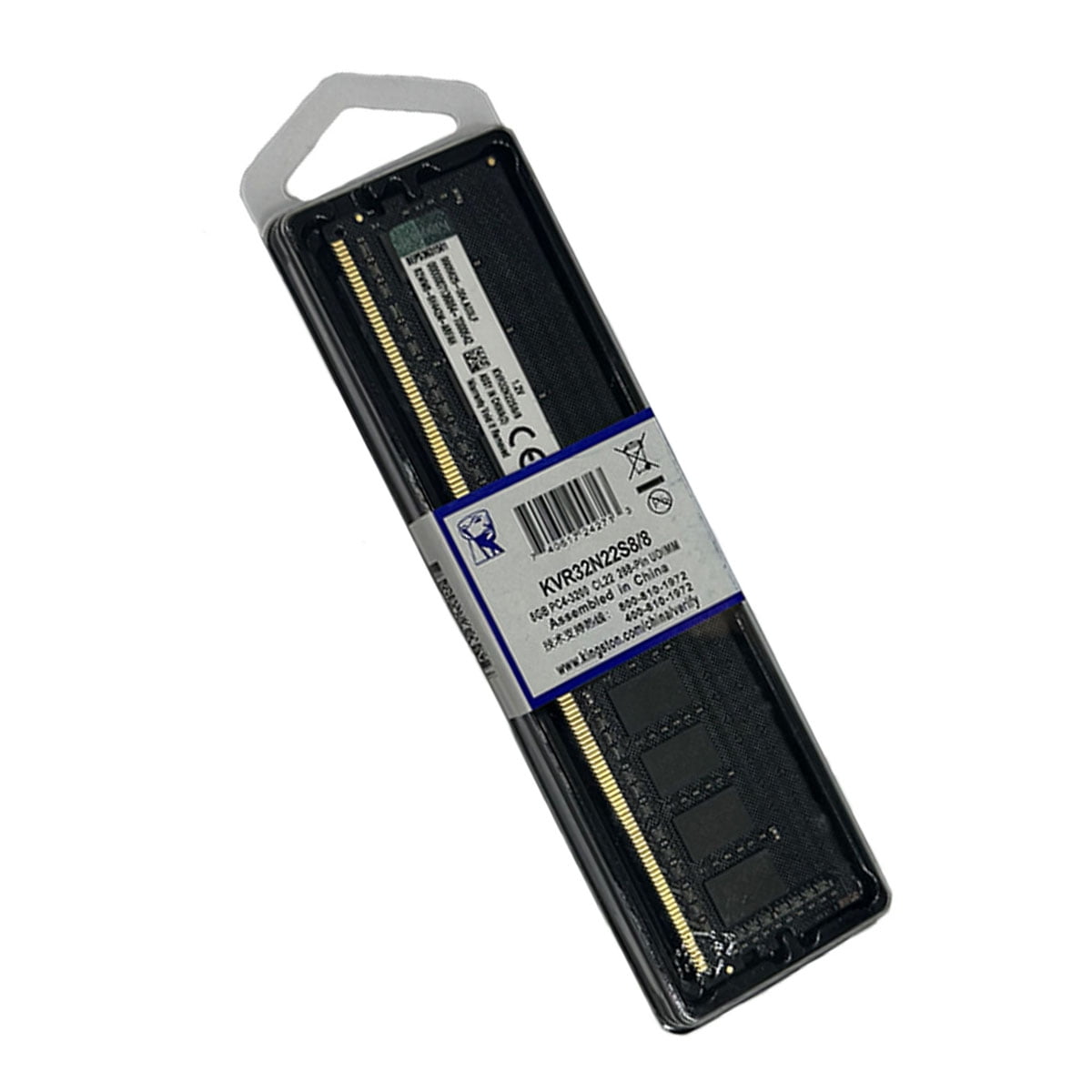Memoria Ram Kingston PC 8GB 3200Mhz DDR4 PC4-3200 KVR32N22S8/8 | Lider