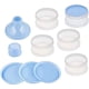 thumbnail image 5 of Dispensador de fórmula portátil, contenedor para leche en polvo, latas de leche, caja de almacenamiento para refrigerios, para viajes y actividades al aire libre, 4 capas, sin BPA (paquete de 2), 5 of 7