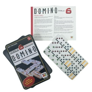Dominó 6 Caja Metálica, 28 Piezas - Toyng