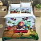 thumbnail image 2 of 3D Game B-rawl Cartoon S-stars Printed Bedding Sets exquisite supplies set duvet cover bed comforter set bedding set luxury, 2 of 5