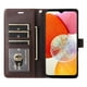thumbnail image 4 of FOXDOCK Funda tipo Cartera para Samsung Galaxy A14 – Cubierta de Cuero PU con Múltiples Ranuras, Bolsillo para Efectivo y Correa de Muñeca, 4 of 6