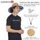 thumbnail image 4 of Sombrero de Paja Quiksilver Lifeguard con Ala Ancha Azul Real XXL, 4 of 6