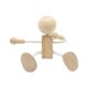 thumbnail image 4 of Estatuilla De Juguete De Muñeca De Madera Adorable Para Decoración De Escritorio Adolescentes De Aprendizaje Temprano, 4 of 4