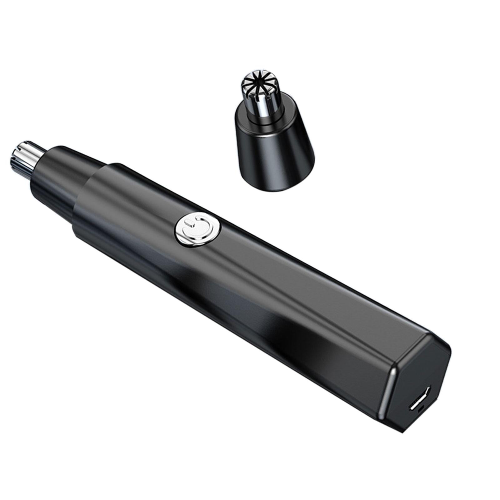 Ioensy - Recortador De Nariz Con Potente Motor, Corte Suave, Tamaño Compacto, Para Adultos, Mujeres Y Hombres, Color Negro