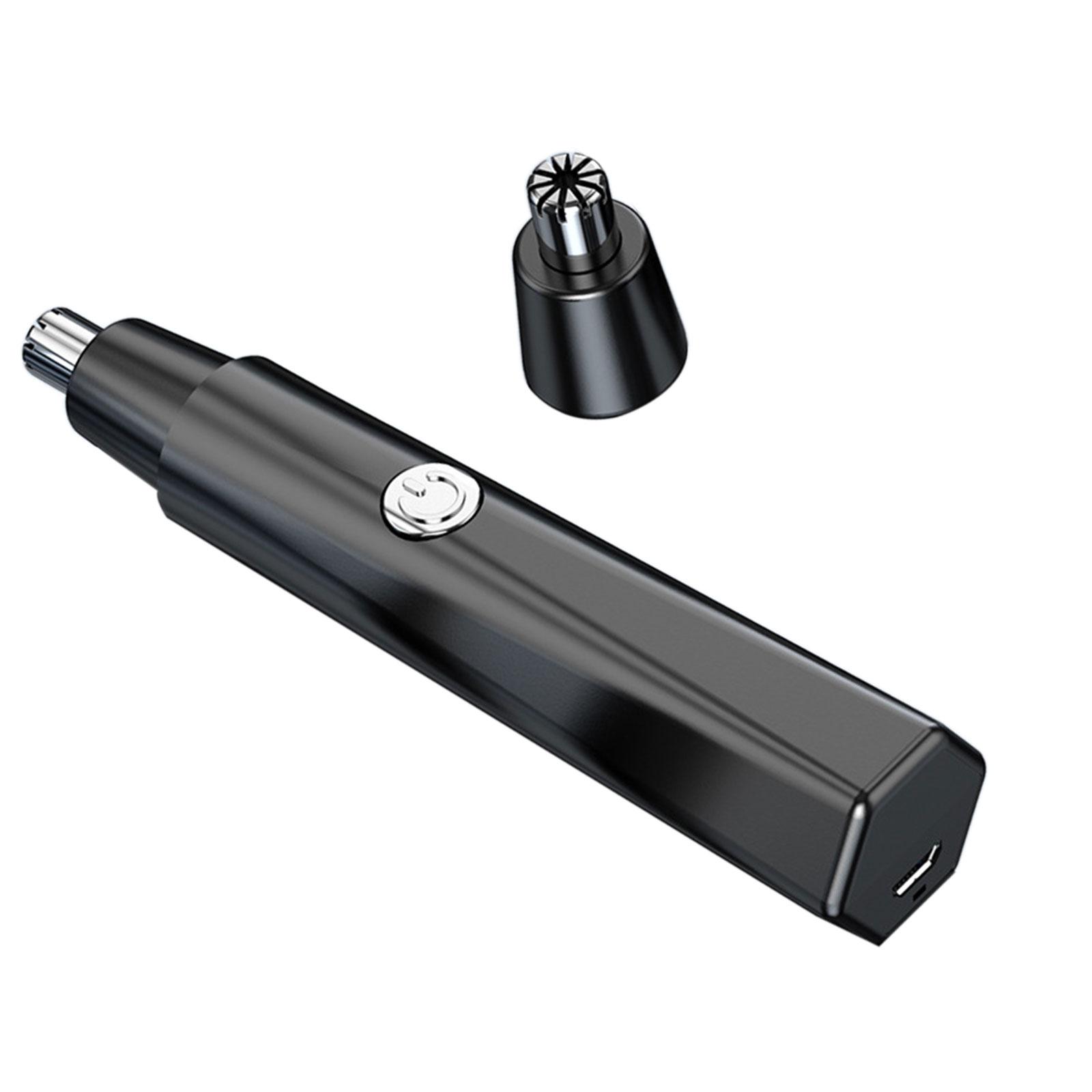Ioensy - Recortador De Nariz Con Potente Motor, Corte Suave, Tamaño Compacto, Para Adultos, Mujeres Y Hombres, Color Negro