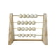 thumbnail image 3 of Ábaco De Madera Para Niños Matemáticas Matemáticas Aprendizaje Aritmético Para Niños En Edad Preescolar Blanco, 3 of 5