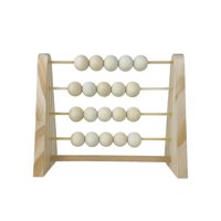 Bothyi - Ábaco De Madera Para Niños Matemáticas Matemáticas Aprendizaje Aritmético Para Niños En Edad Preescolar Blanco